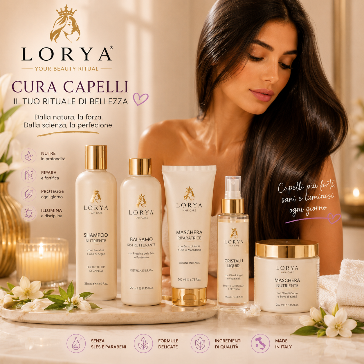 Il Segreto di Capelli Luminosi e Setosi Ogni Giorno